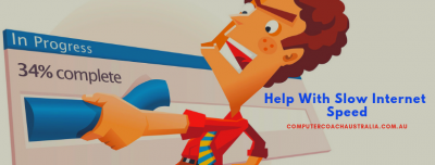 guy trying to speed up his internet